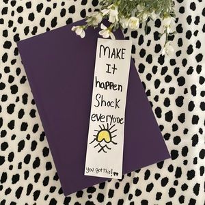 We now sell bookmarks! reading gets a little boring, but now it won’t!💛